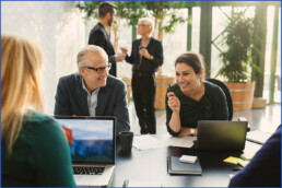 group of people in office